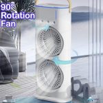 Cooler with Remote, Dual Turbo Fan & 3-Level Mist Spray