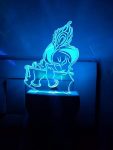 LYNREX Krishna Acrylic 7 Color Changing 3D Illusion LED Night Lamp. for Gift,Home,livingroom,Bedroom(Multicolour)