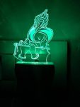LYNREX Krishna Acrylic 7 Color Changing 3D Illusion LED Night Lamp. for Gift,Home,livingroom,Bedroom(Multicolour)