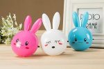Chocozone Plug in Rabbit Night Lamp for Bedroom Night Light for Kids Room (White)