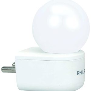 Philips Joy Vision Coral Rush 0.5-Watts LED Bulb Night Lamp (White, Pack of 1, Prong)