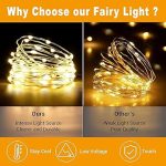 NIYAMAX 3-Meter Waterproof Copper Wire Fairy Lights, Battery-Powered with 30 Warm White LEDs for Diwali, Christmas, Valentine's Day, and Decorations(Pack of 1)