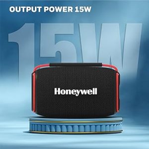 Honeywell Newly Launched Suono P400 15W 5.3 Bluetooth Speaker,Deep Bass Radiators,10H Playtime,IPX 6,TWS Feature,RGB Lights,SD Card,AUX,Type-C Port,Built-In Mic,78mm Drivers,2Yrs Manufacturer Warranty